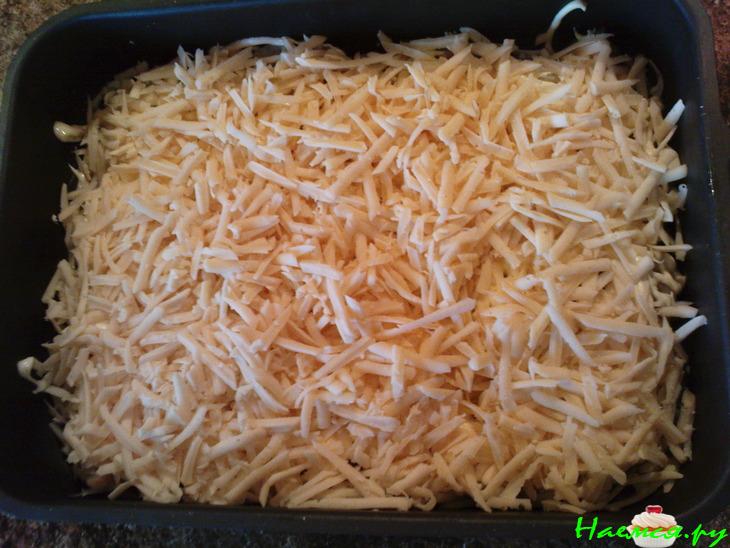 Морской язык под шампиньоновой шапкой