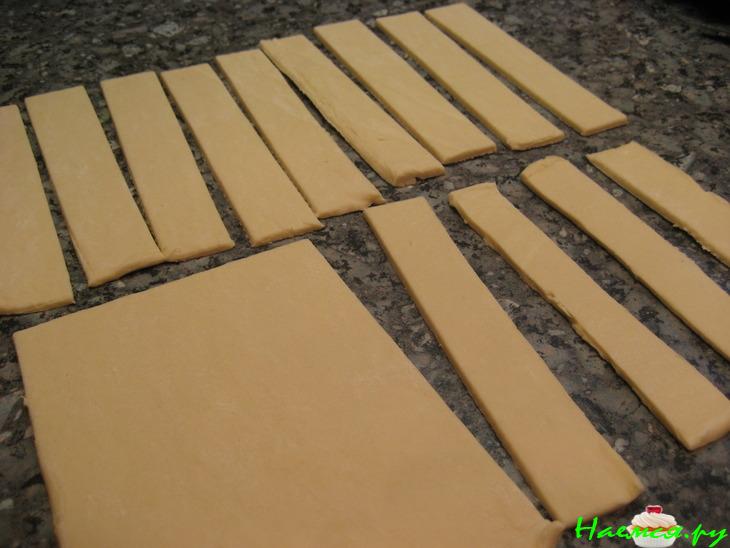 Слоеные "Полоски" с шоколадом и... солью