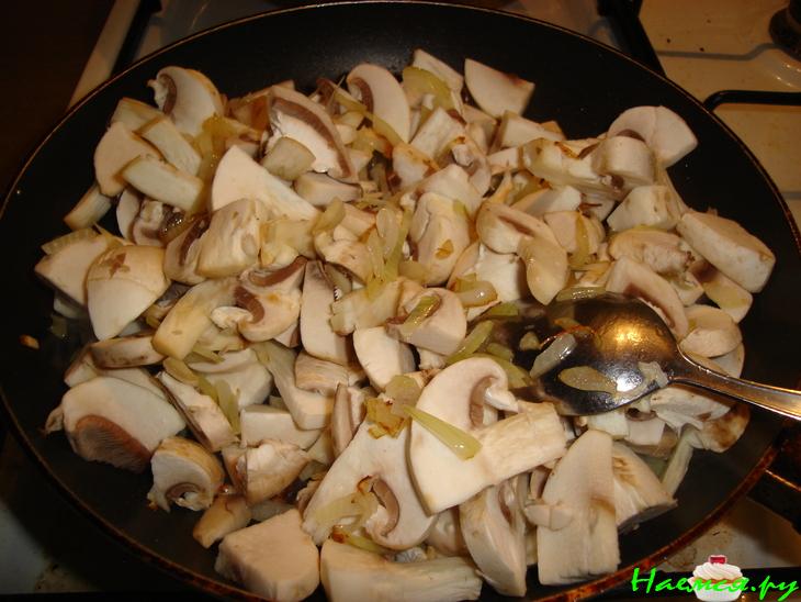 Макароны с грибами со сливками Макароны с грибами со сливками