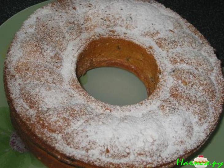 Йогуртовый кекс с черносливом