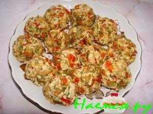 Горячие крабовые слойки