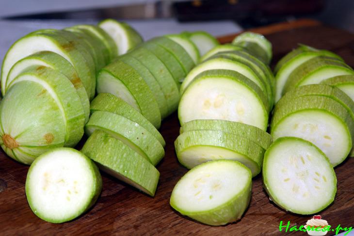 Башенки из кабачков Башенки из кабачков