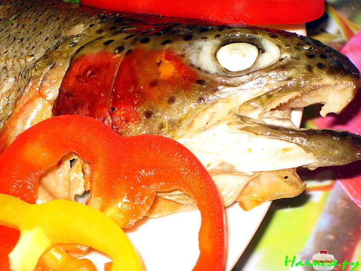 Форель запечёная