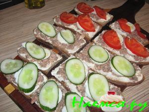 Быстрые бутерброды на завтрак