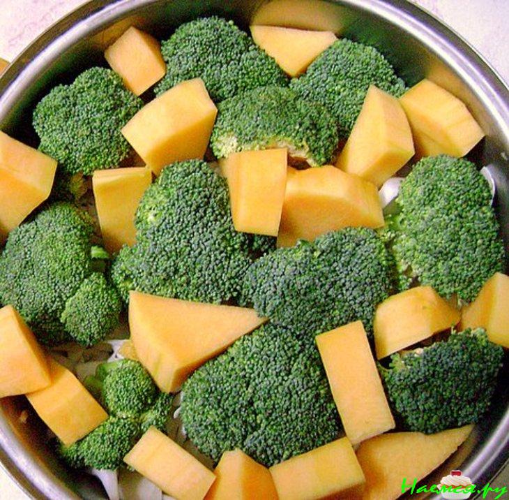 Овощи под бешамелем