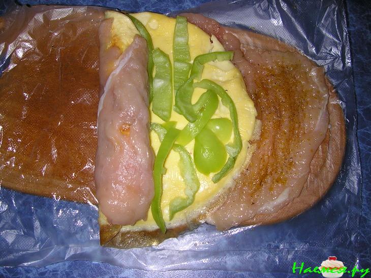 Рулет куриный "Солнышко"