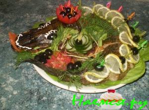 Фаршированная праздничная щука