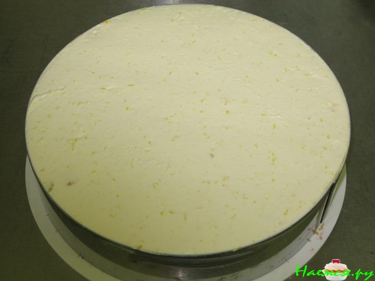 Торт 'Творожно-персиковый со вкусом маракуйи'