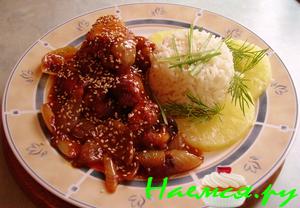 Chili Chicken Wings в соево-ананасовом соусе Chili Chicken Wings в соево-ананасовом соусе