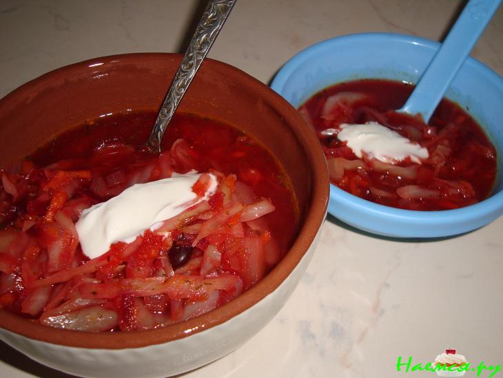 Вегетарианский борщ