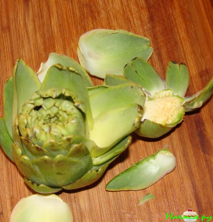 Артишоки с хамоном