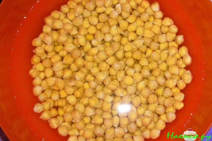 Суп-пюре с нутом и овощами