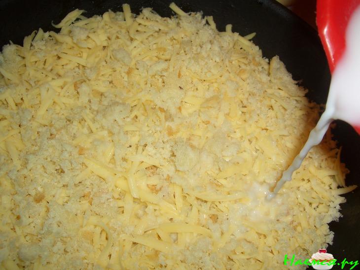 Рыба в хлебно-сырном соусе