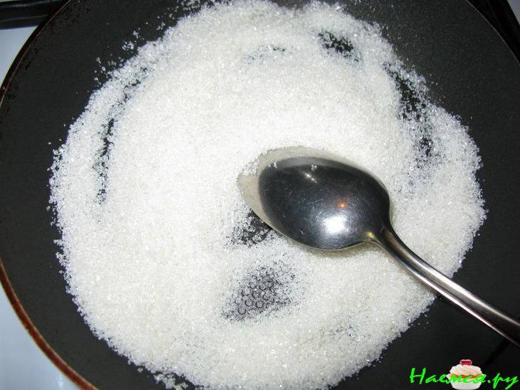 Бисквит 'Карамельный' без яиц