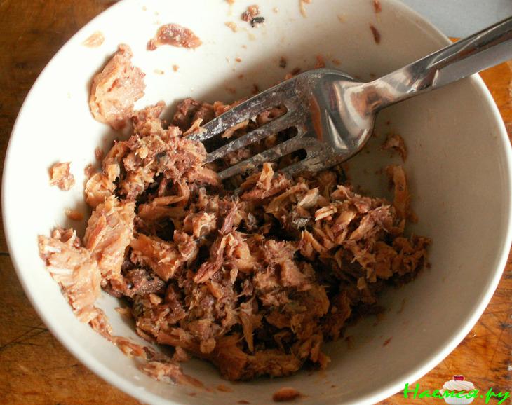 Картофельная тортилья с тунцом