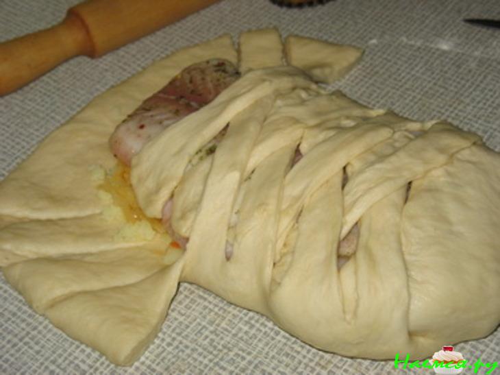 Морской язык в пироге