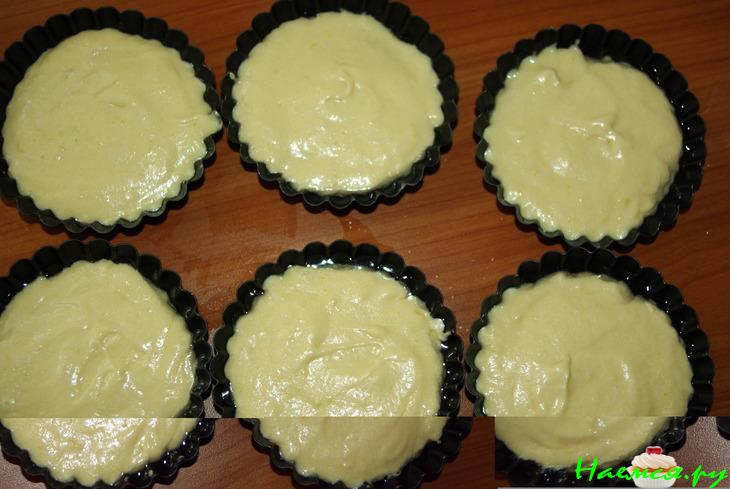Лимонные тарталетки со взбитыми сливками