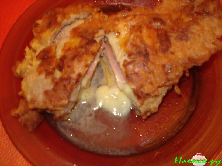 Фаршированная отбивная в коньячно &ndash; горчичном маринаде