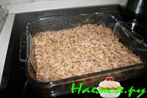 Гречневая запеканка с печенкой