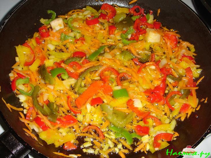 Острый суп с домашней лапшой