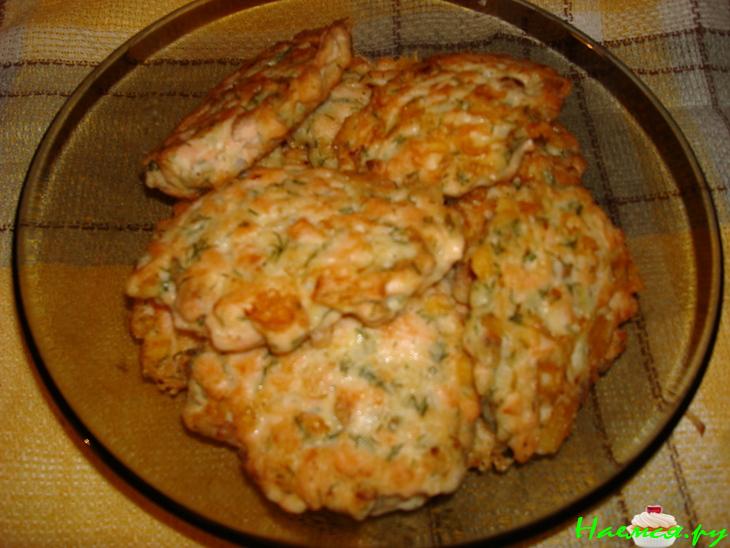 Оладьи из семги