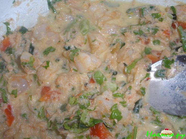 Тарталетки с крабами и креветками (Crab and prawn tarts)