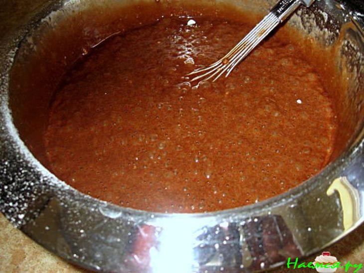 Шоколадное суфле с ванилью