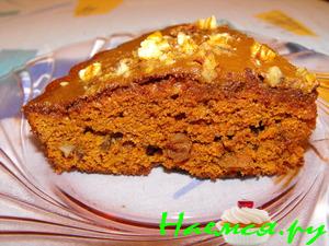 Пирог с вареной сгущенкой