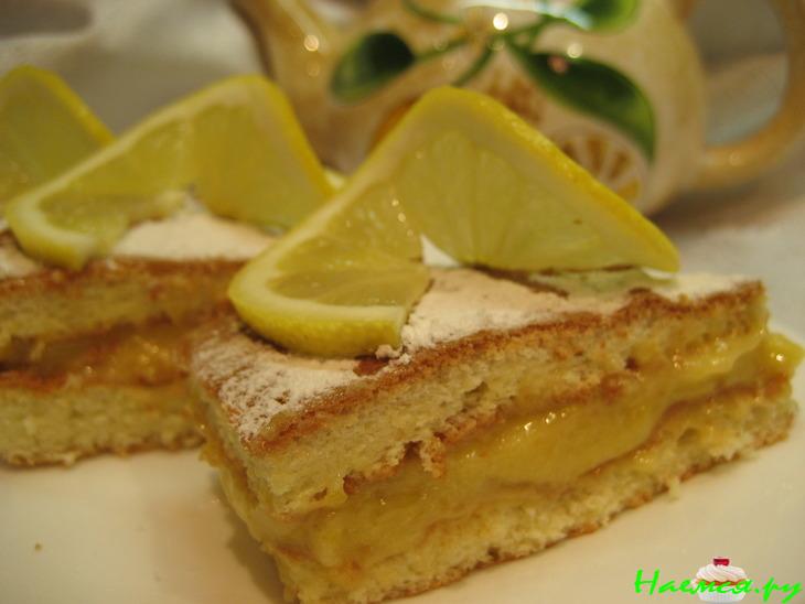 Пирожные бисквитные "Лимонные"