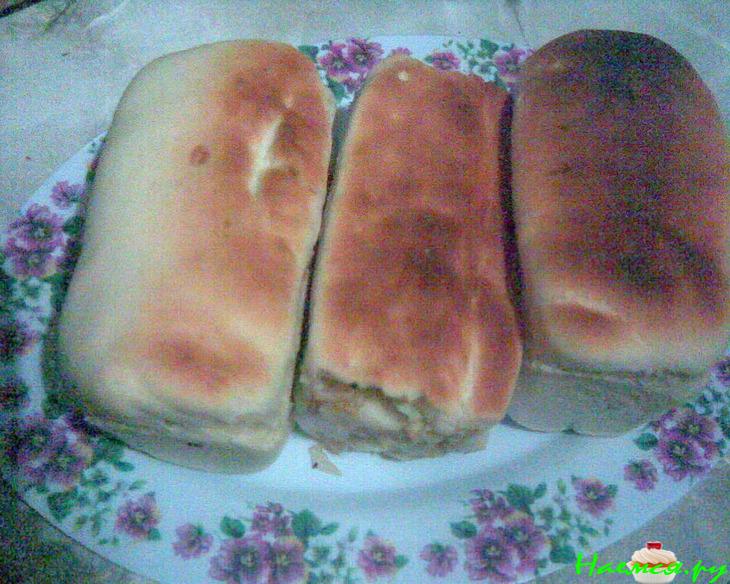 Начинка с капустой для пирожков и пирогов (постные дрожжевые "кирпичики" - рулетики с капустой)