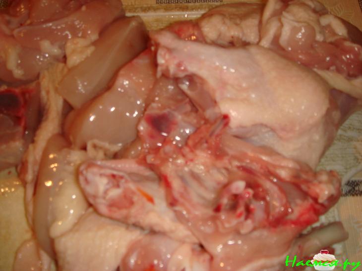 Тушеная картошечка с курицей и овощами