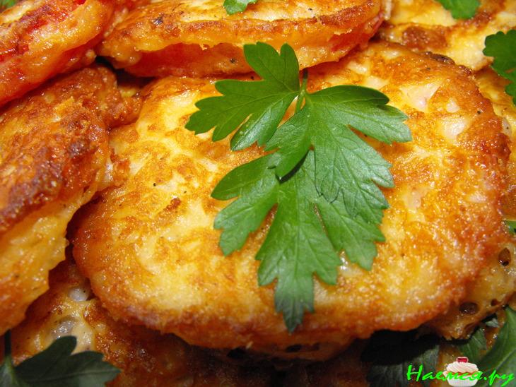 Помидоры в сырном кляре