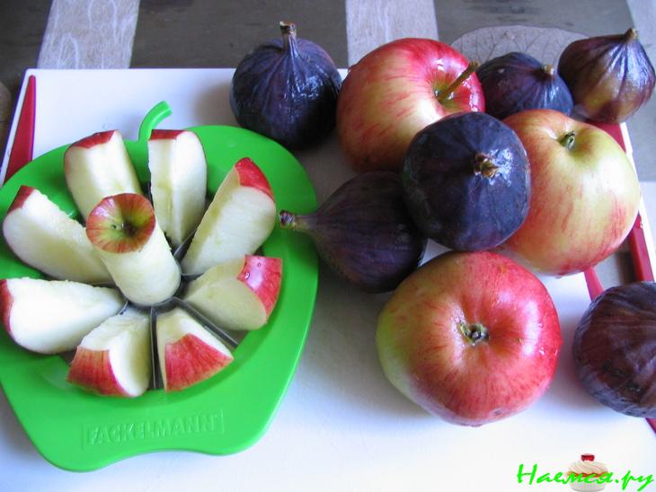 Пирог с инжиром и яблоками Пирог с инжиром и яблоками