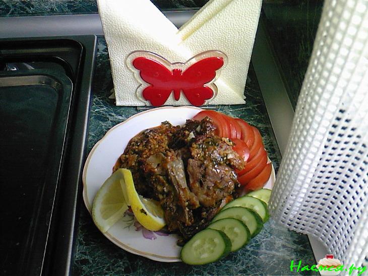 Барашек запеченный с булгуром