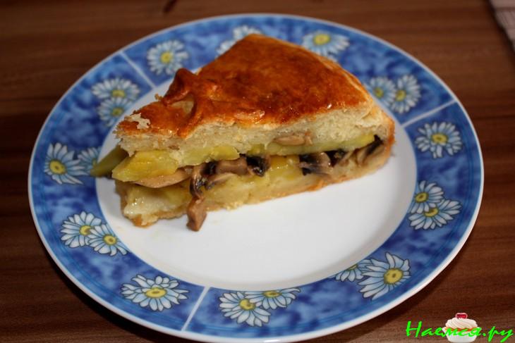 Пирог для любимого мужа на 23 Февраля