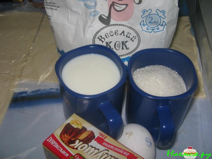 Торт "Наполеон" из готового теста