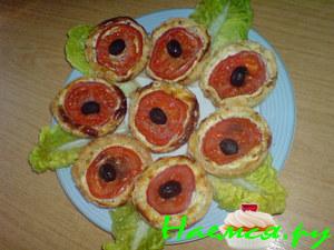 Тарталетки с творожным сыром Тарталетки с творожным сыром