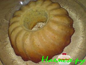 Апельсиново-маковый кекс