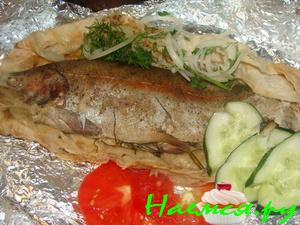 Рыбка в лаваше