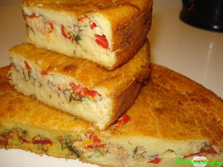 Пирог с тунцом и паприкой Пирог с тунцом и паприкой