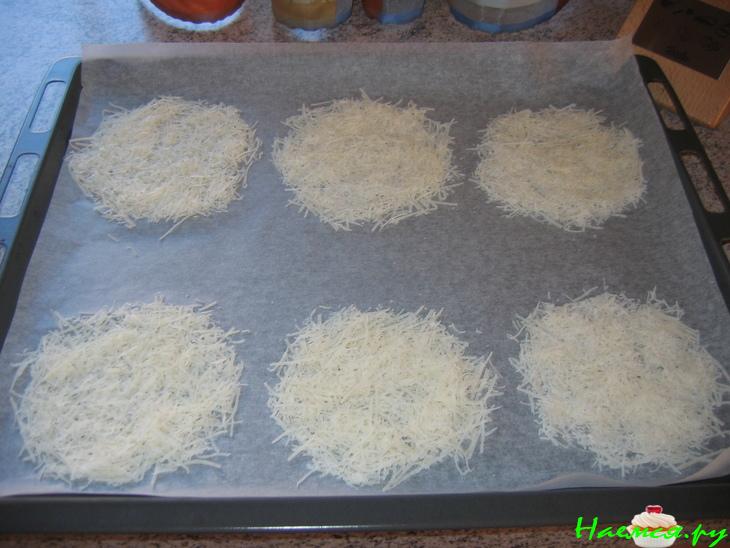 Сырные корзиночки с пармезаном