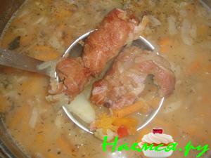 Супчик гороховый со шкварками "Мамин" Супчик гороховый со шкварками "Мамин"