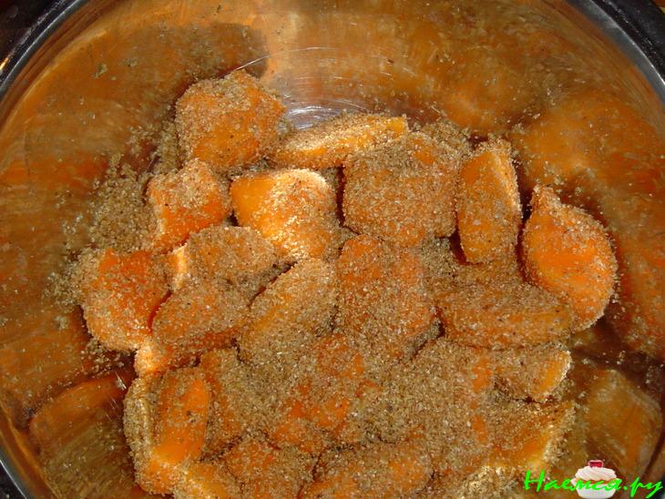 Тыквочка, обжаренная в сухарях