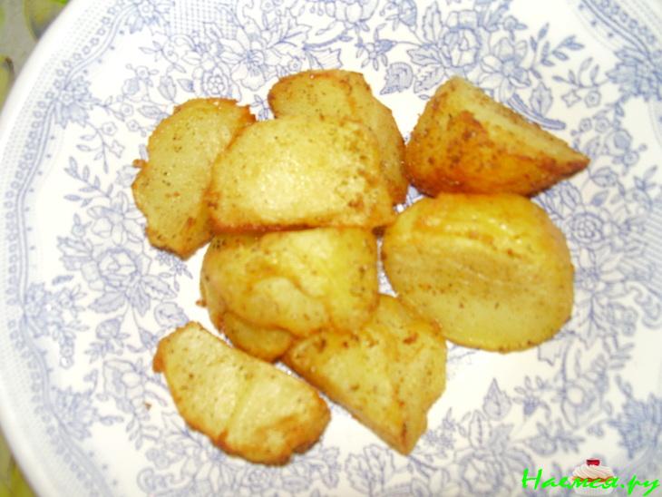 Просто золотистая картошечка на гарнир Просто золотистая картошечка на гарнир