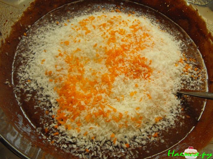 Шоколадно-кокосовый торт (без муки)