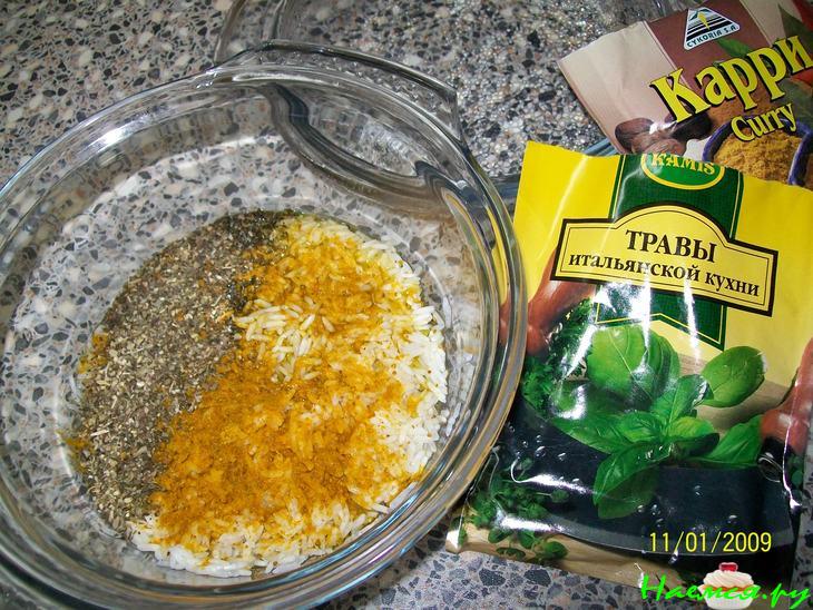 Рис "Два подхода" отличный гарнир, при минимальном Вашем участии