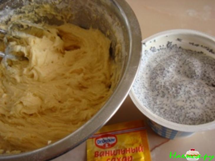 Шоколадно-маковый пирог