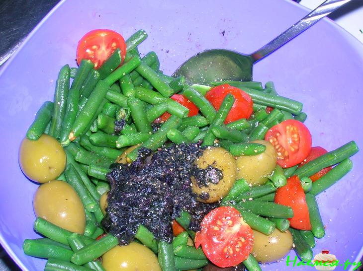 Карп с овощами в базиликовом соусе