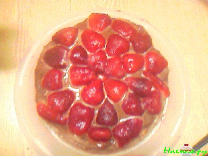 Шоколадно-твороженный тортик