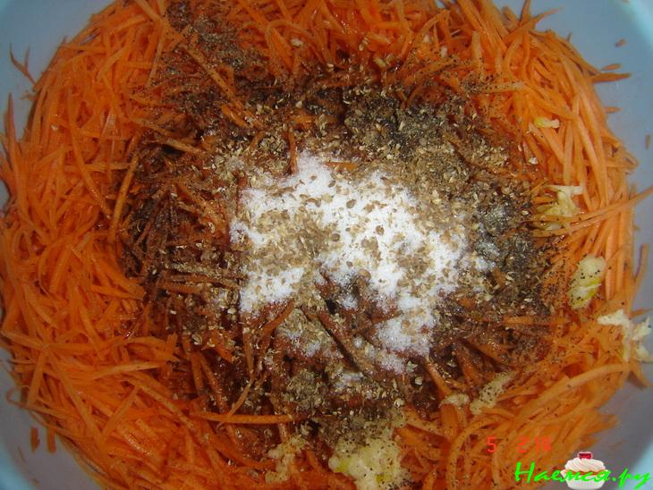 Морковь по-корейски с соевым соусом Морковь по-корейски с соевым соусом